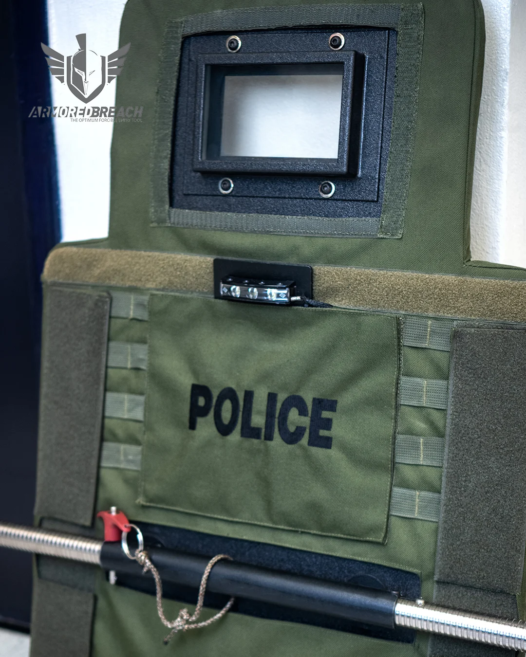 Front view of the Guardian Breaching Shield